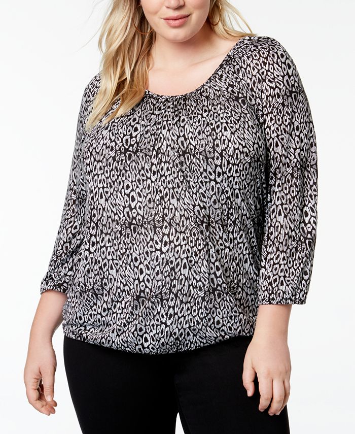 Michael kors womens shop tops at macy's