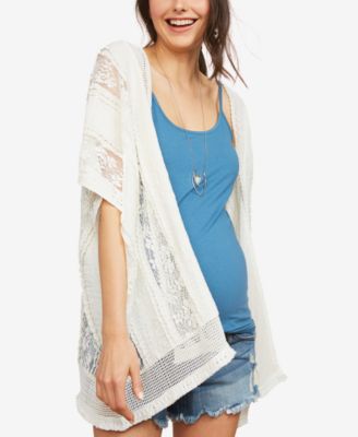 maternity lace kimono