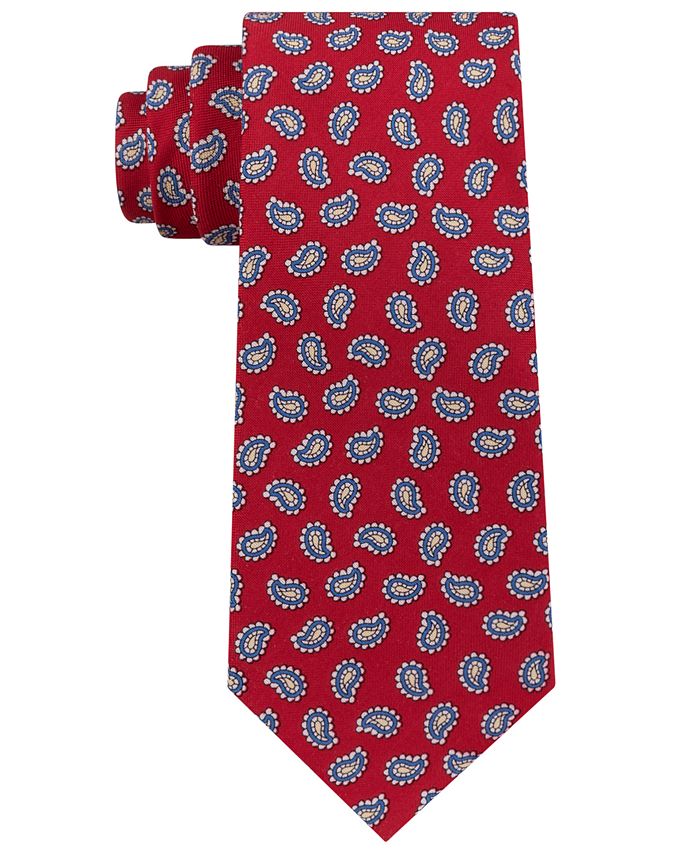Club Room Tossed Boteh Silk Tie, Created for Macy's - Macy's