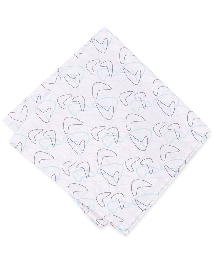 Bar III Men's Boomerang Print Pocket Square, Created for Macy's Macy's