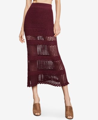 BCBGMAXAZRIA - Crochet Maxi Skirt