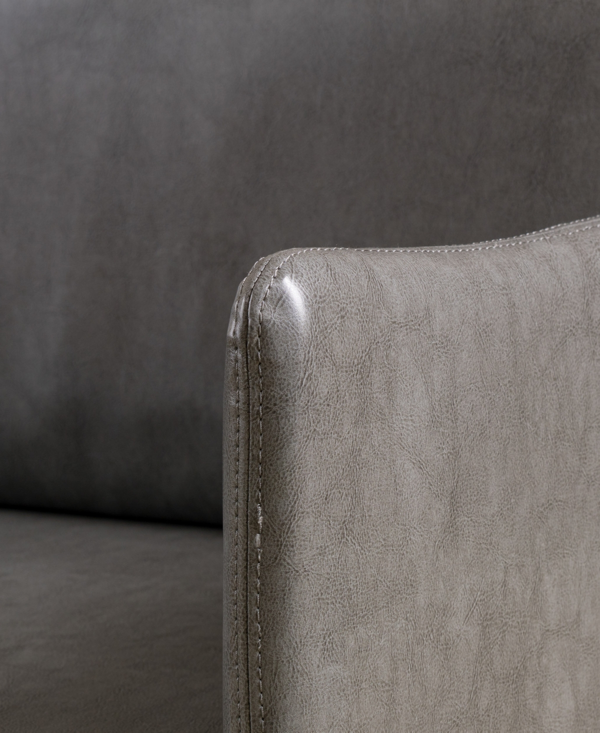 Norcia Faux Leather Loveseat
