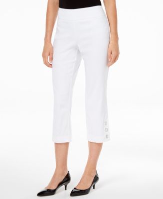 JM Collection Slim-Leg Capri Pants, Created for Macy's - Macy's