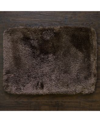 Popular Bath - St. Lucia 17" x 24" Faux-Fur Bath Rug