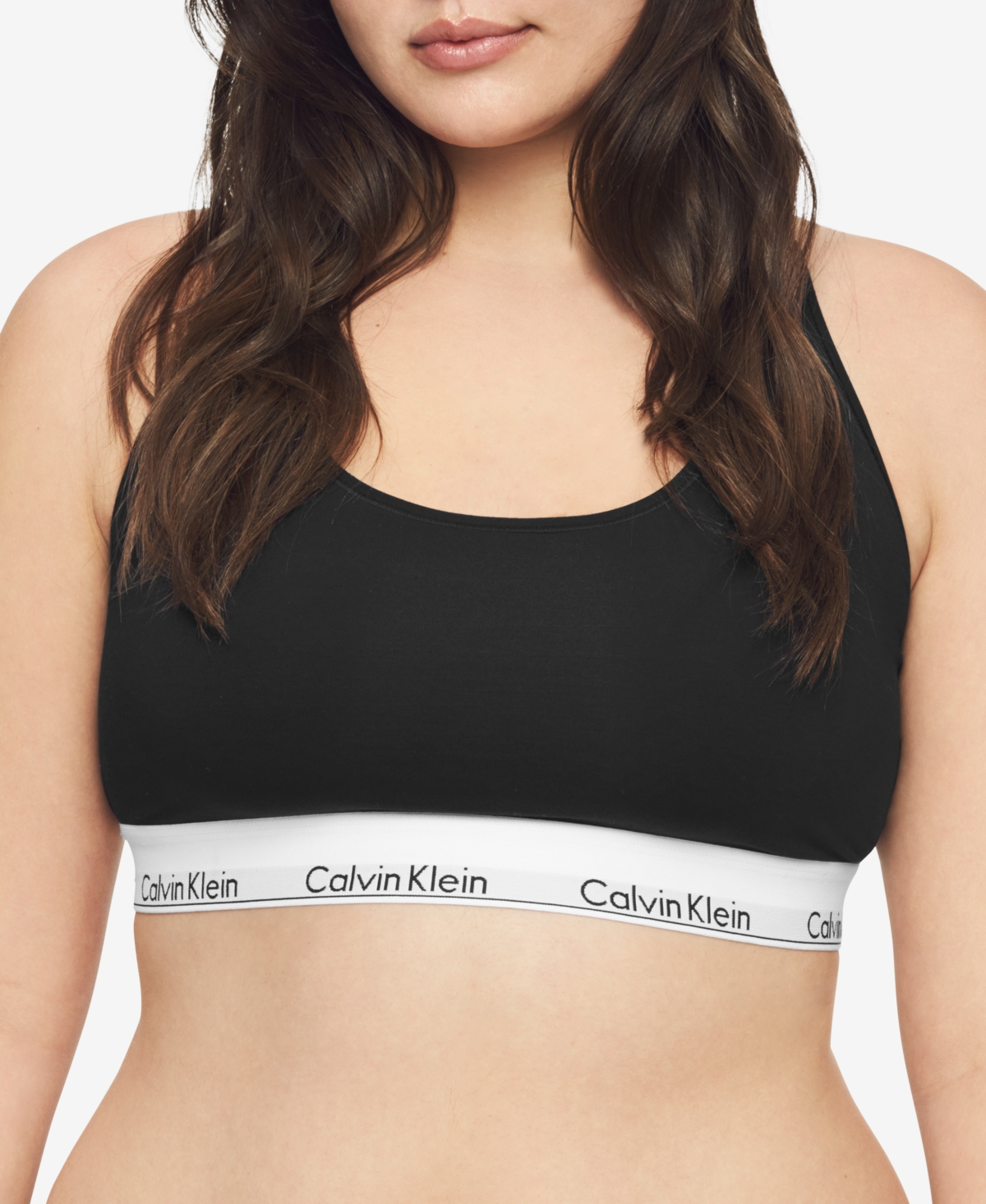 Calvin Klein Plus Size Modern Cotton Unlined Bralette