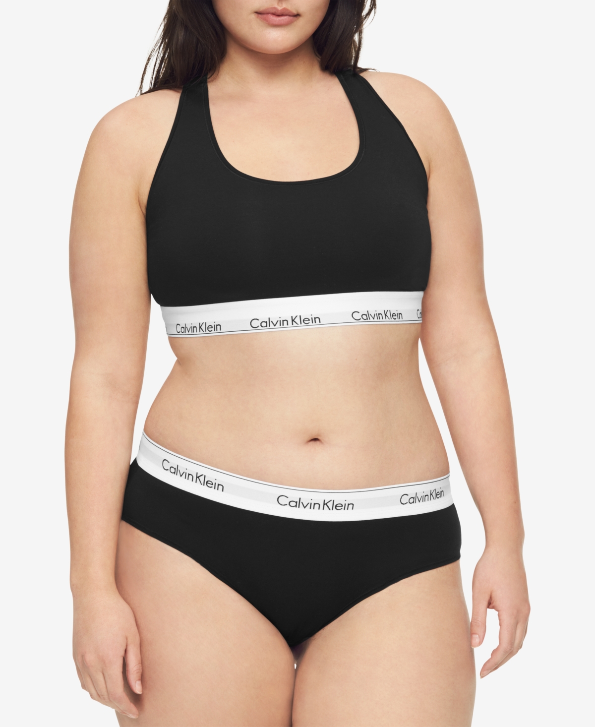 Calvin Klein Plus Size Modern Cotton Logo Hipster Underwear