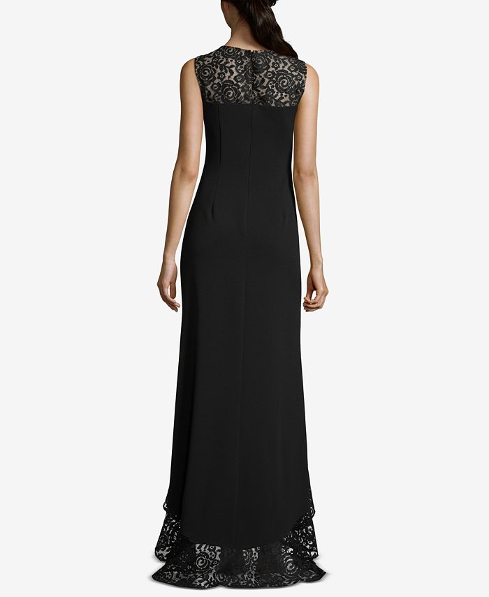betsy and adam high low gown