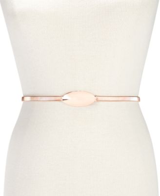 INC International Concepts - Oval Snake-Chain Stretch Belt