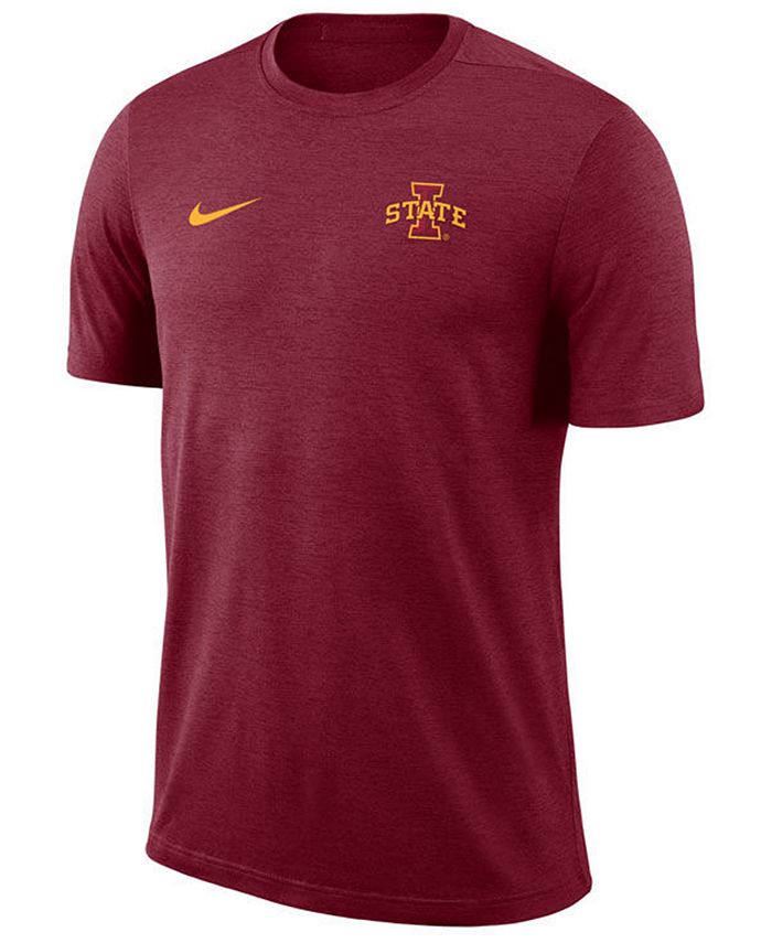 Nike Men's Iowa State Cyclones Dri-Fit Coaches T-Shirt & Reviews ...