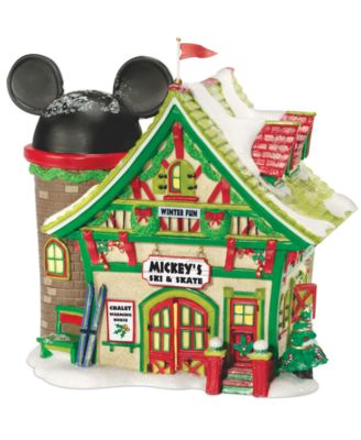 Mickey's Village Ski and Skate Collectible Figurine