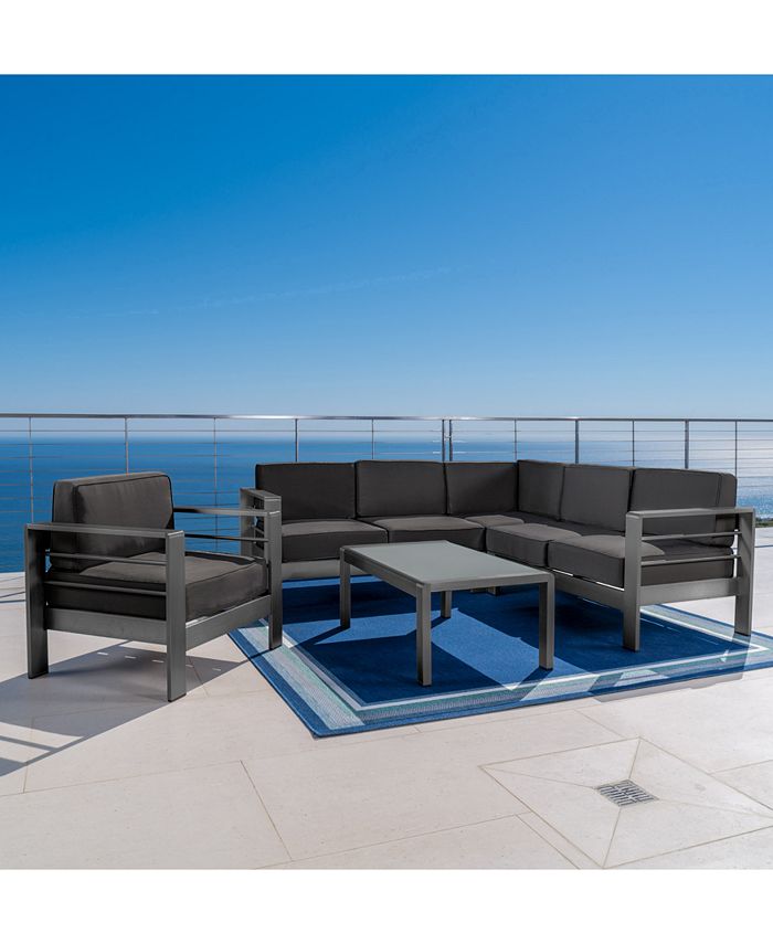 Furniture Cabo Outdoor 5Pc. Sofa Set, Quick Ship Macy's