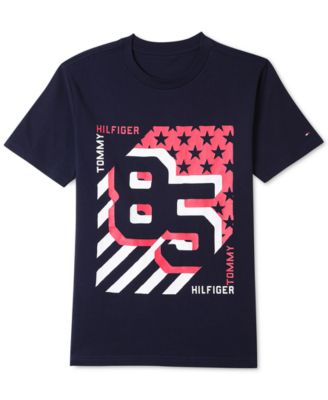 Tommy Hilfiger - Little Boys Graphic-Print Cotton T-Shirt