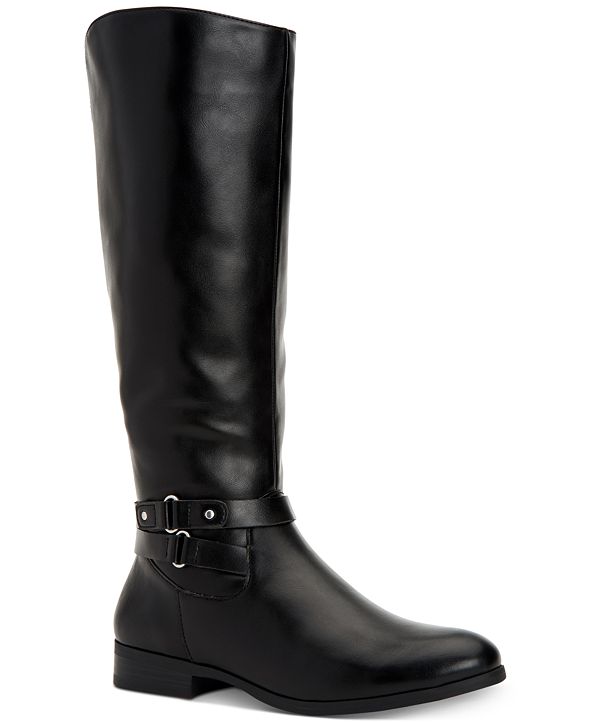 Style & Co Kindell Wide-Calf Tall Boots, Created for Macy ...