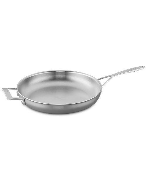 Demeyere Industry 12 5 Stainless Steel Fry Pan Reviews Cookware Kitchen Macy S