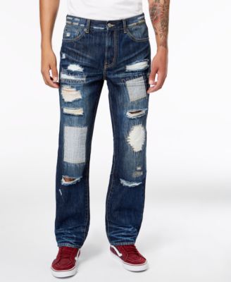 Loosehead Slim-Fit Ripped Jeans 