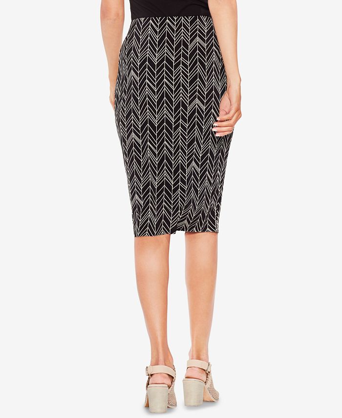 Vince Camuto Printed Pencil Skirt - Macy's