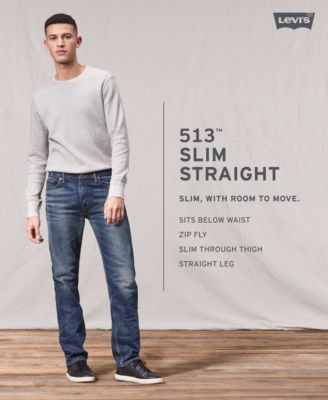levi's men's 513 stretch slim straight jean