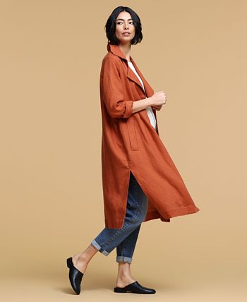 Eileen fisher shop trench coat