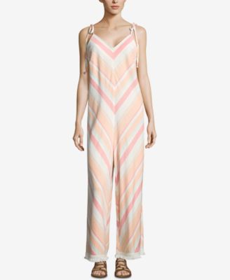 eci striped jumpsuit