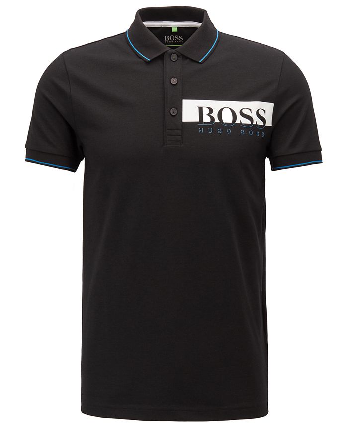 Hugo Boss BOSS Men's Slim-Fit Logo-Graphic Polo & Reviews - Hugo Boss ...