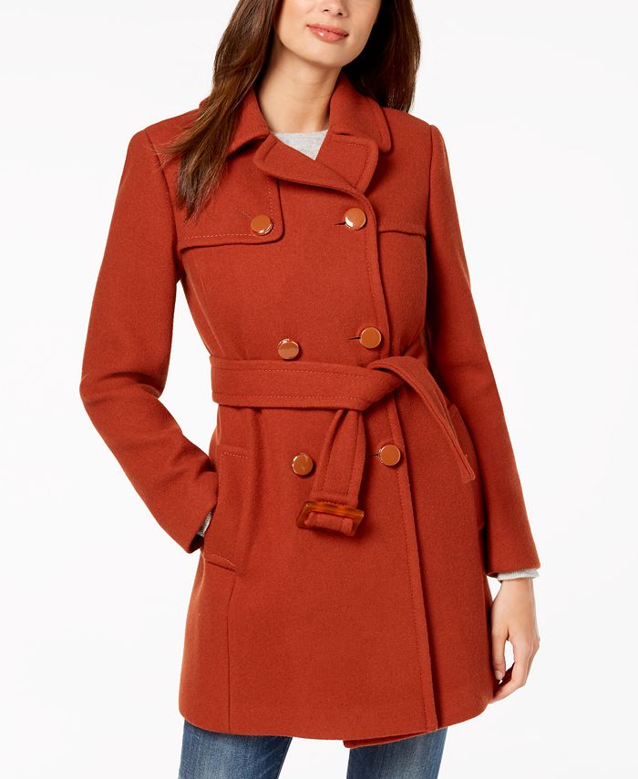 kate spade new york Double-Breasted Coat - Macy's