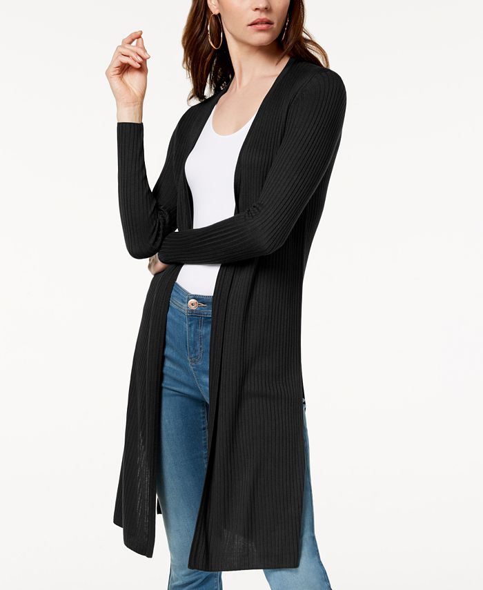 Calvin Klein Jeans Trendy Plus Size Duster Open-Front Cardigan - Macy's