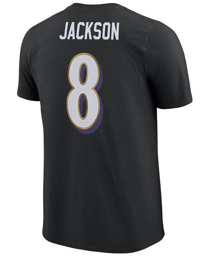 Nike Men's Lamar Jackson Baltimore Ravens Pride Name and Number ...