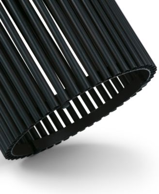 17.5" Demy Natural Solid Mango Wood and Black Metal Wide Industrial Accent Table