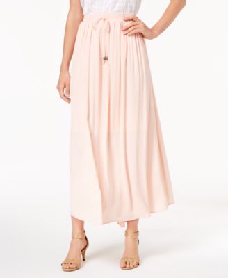 Style & Co Tie-Front Maxi Skirt, Created for Macy's
