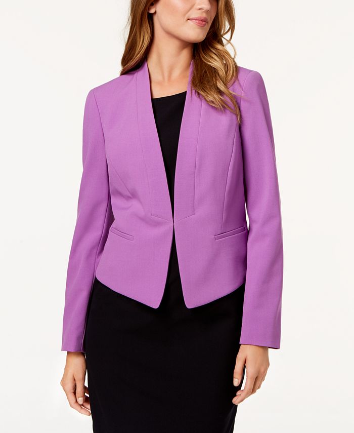 Nine West Kiss Front Blazer Macy s