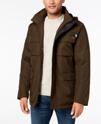 calvin klein men's hooded jacket