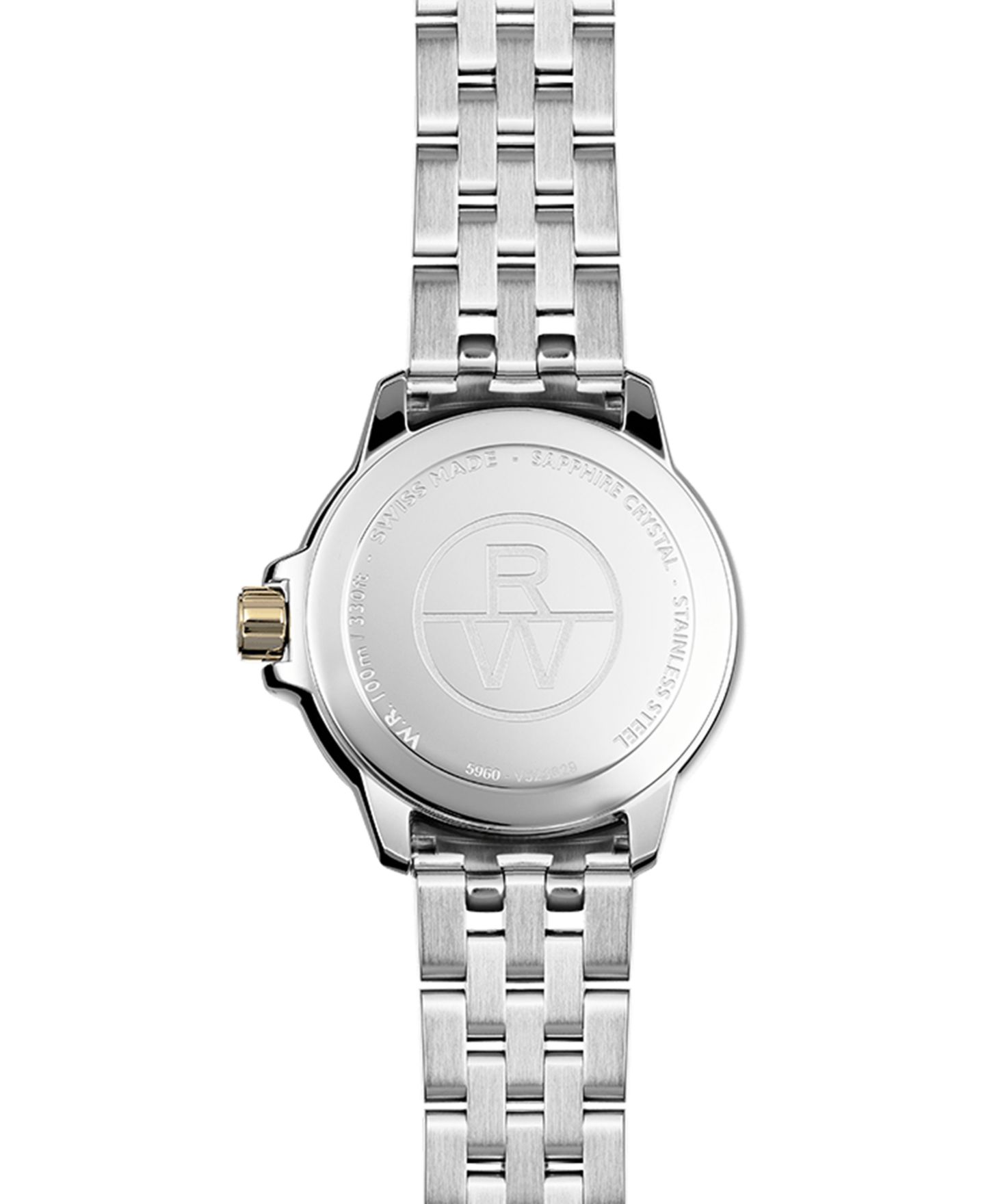 Женские часы Raymond Weil Swiss Tango Diamond-Accent Two-Tone Stainless Steel Bracelet Watch 30mm — фото 3