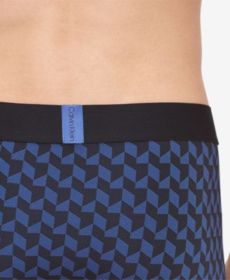 Calvin Klein Men's Bold Accent Printed Microfiber Boxer Briefs