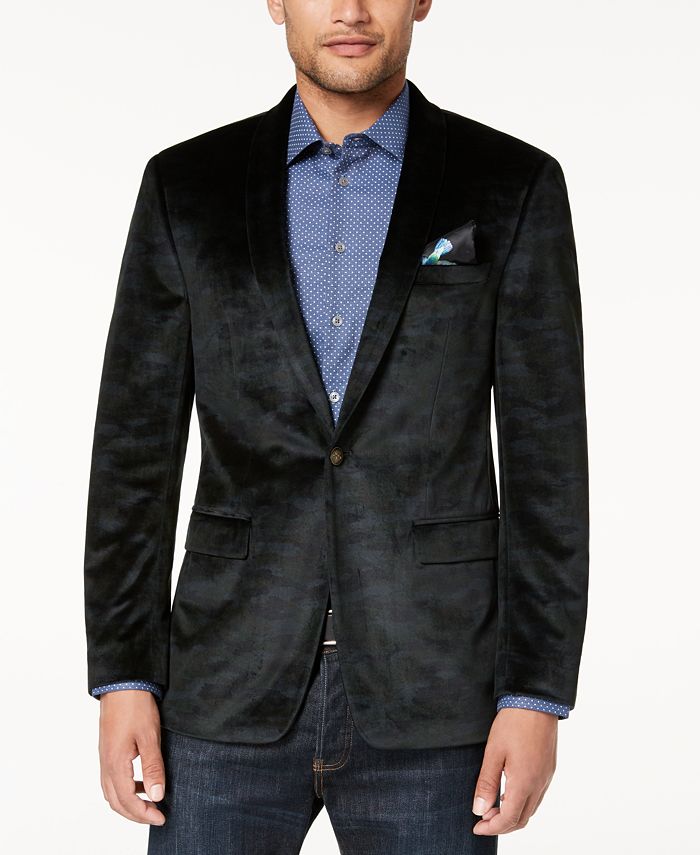 Hunter slim fit store camouflage zip up jacket