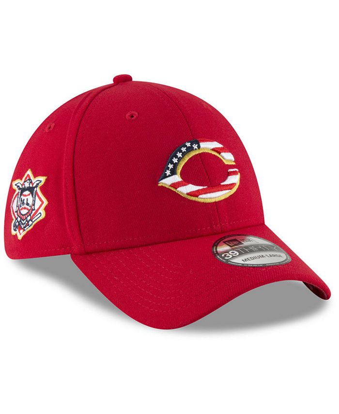 New Era Cincinnati Reds Stars and Stripes 39THIRTY Cap - Macy's