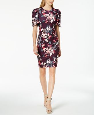 green emerald velvet dress Floral Sheath Dress | Comfortable, Flattering Sheath Dress