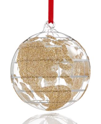 globe christmas ornaments