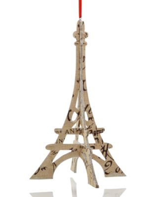 Holiday Lane - Paper Eiffel Tower Ornament