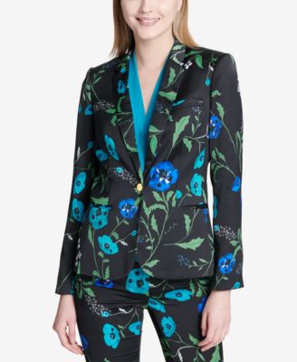 calvin klein floral jacket