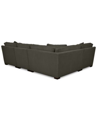 Radley Fabric 4-Piece Sectional Sofa, Created for Macy's