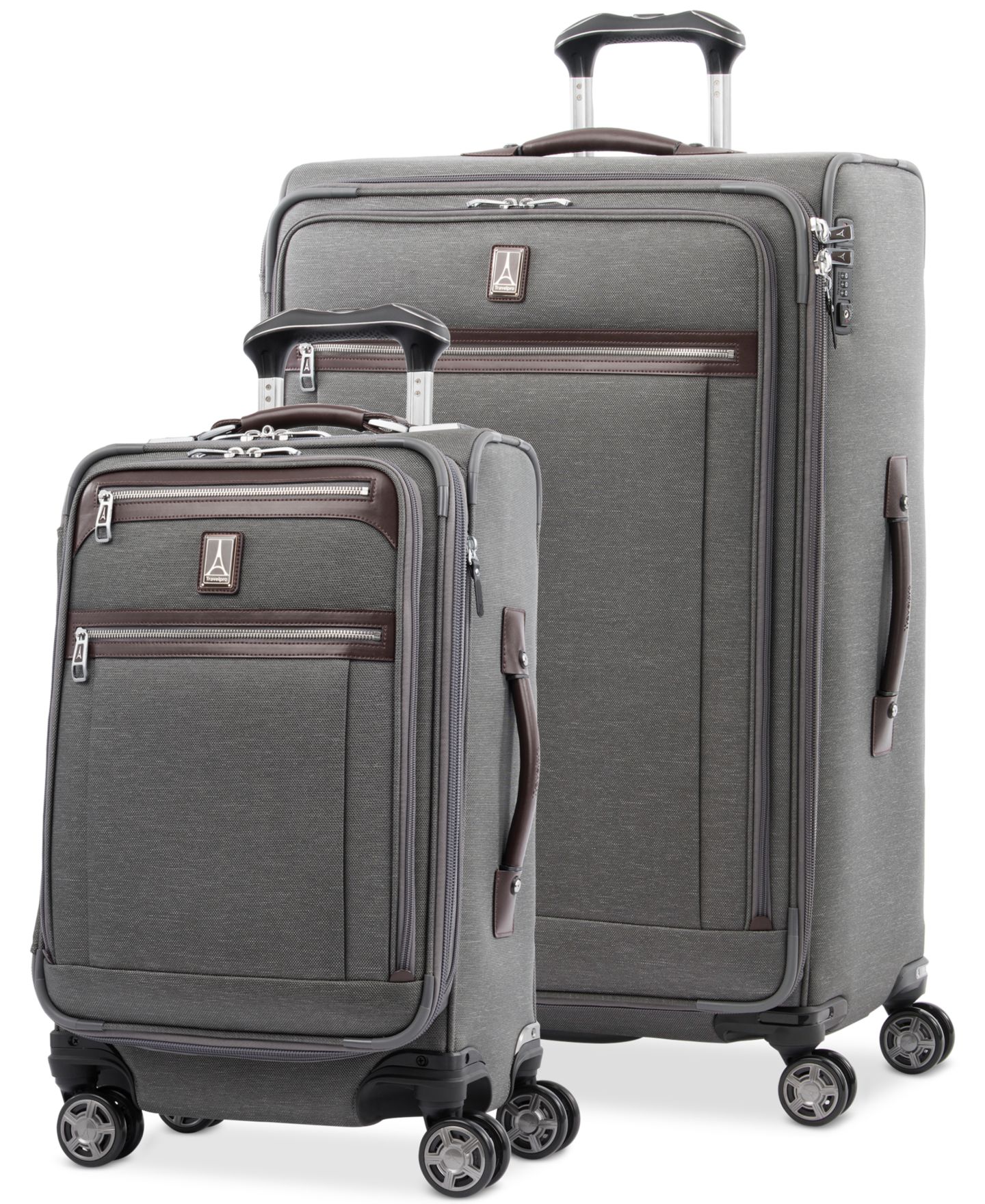 Чемоданы Travelpro Platinum Elite Softside Luggage Collection, цвет: Насыщенный тёмно-синий — фото 1