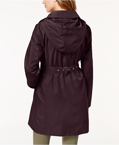 Michael Kors Belted Asymmetrical Trench Coat & Reviews - Coats - Women ...