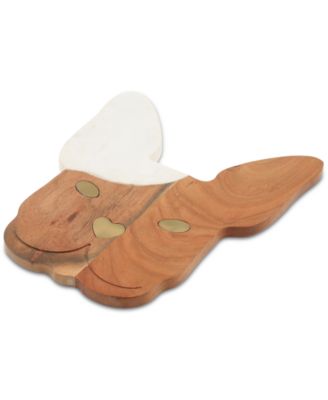 Thirstystone - French Bulldog Marble & Wood Board