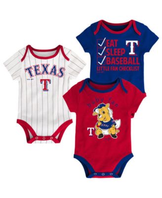 Outerstuff Texas Rangers Play Ball 3-Piece Set, Infants (0-9 Months ...