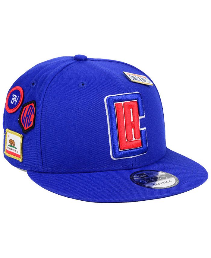 New Era Los Angeles Clippers On-Court Collection 9FIFTY Snapback Cap ...