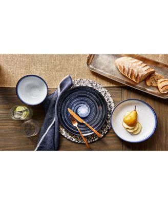 Lucky Brand Dip-Dye Dinner Bowl, Created for Macy's