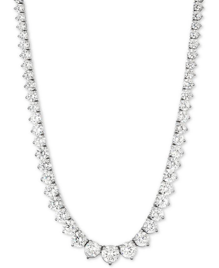 Diamond Tennis Necklace ( ct.) in 14K Gold | Capucelli