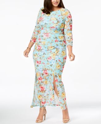plus size bodycon maxi dress