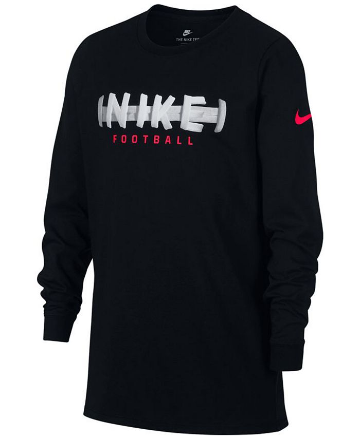 Nike Big Boys Football-Print Cotton T-Shirt & Reviews - Shirts & Tops ...