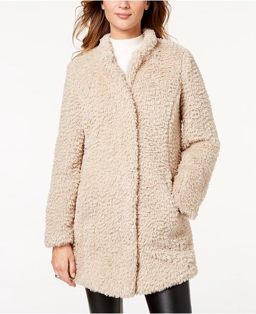 Kenneth Cole Faux Fur Coat Reviews Coats Women Macy S